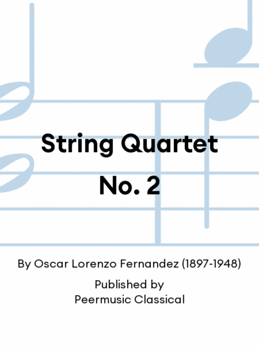 String Quartet No. 2 String Quartet scores gallery preview page 1