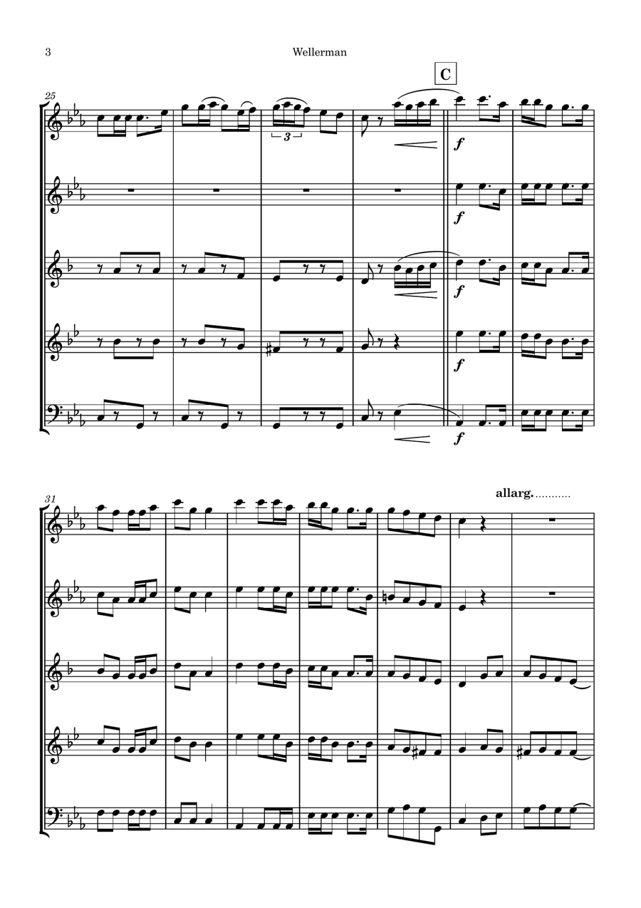 Sea Songs Woodwind Quintet scores gallery preview page 4