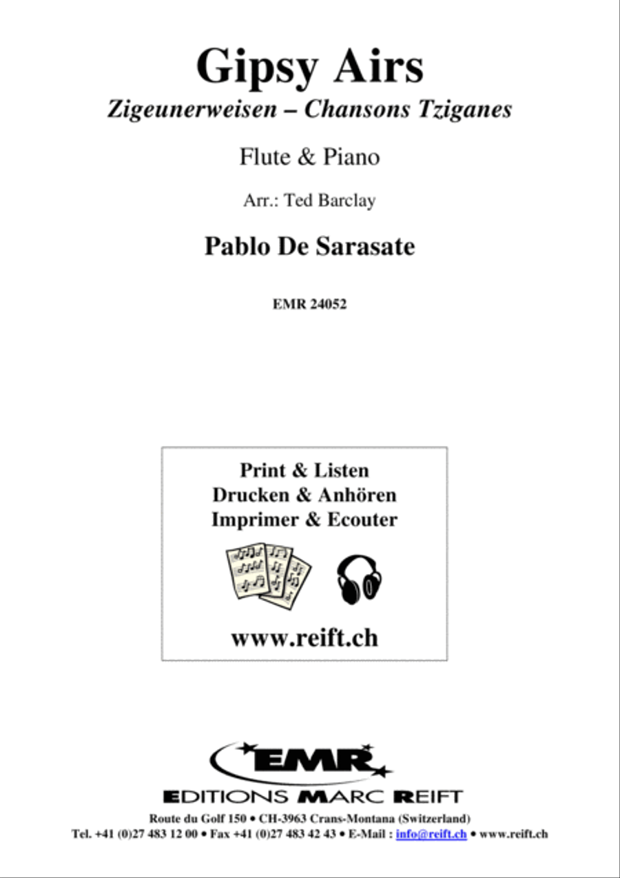 Gipsy Airs Flute Solo scores gallery preview page 2