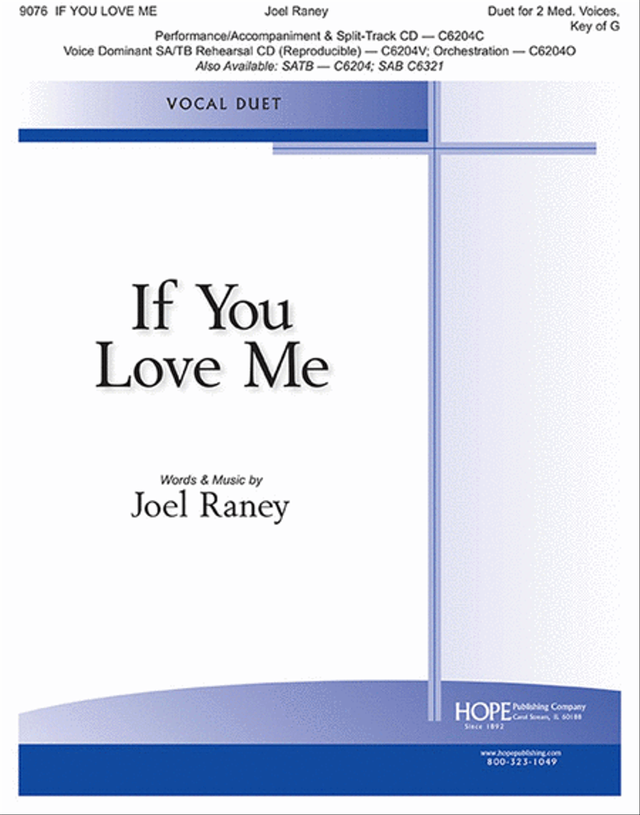 If You Love Me Vocal Duet scores gallery preview page 1