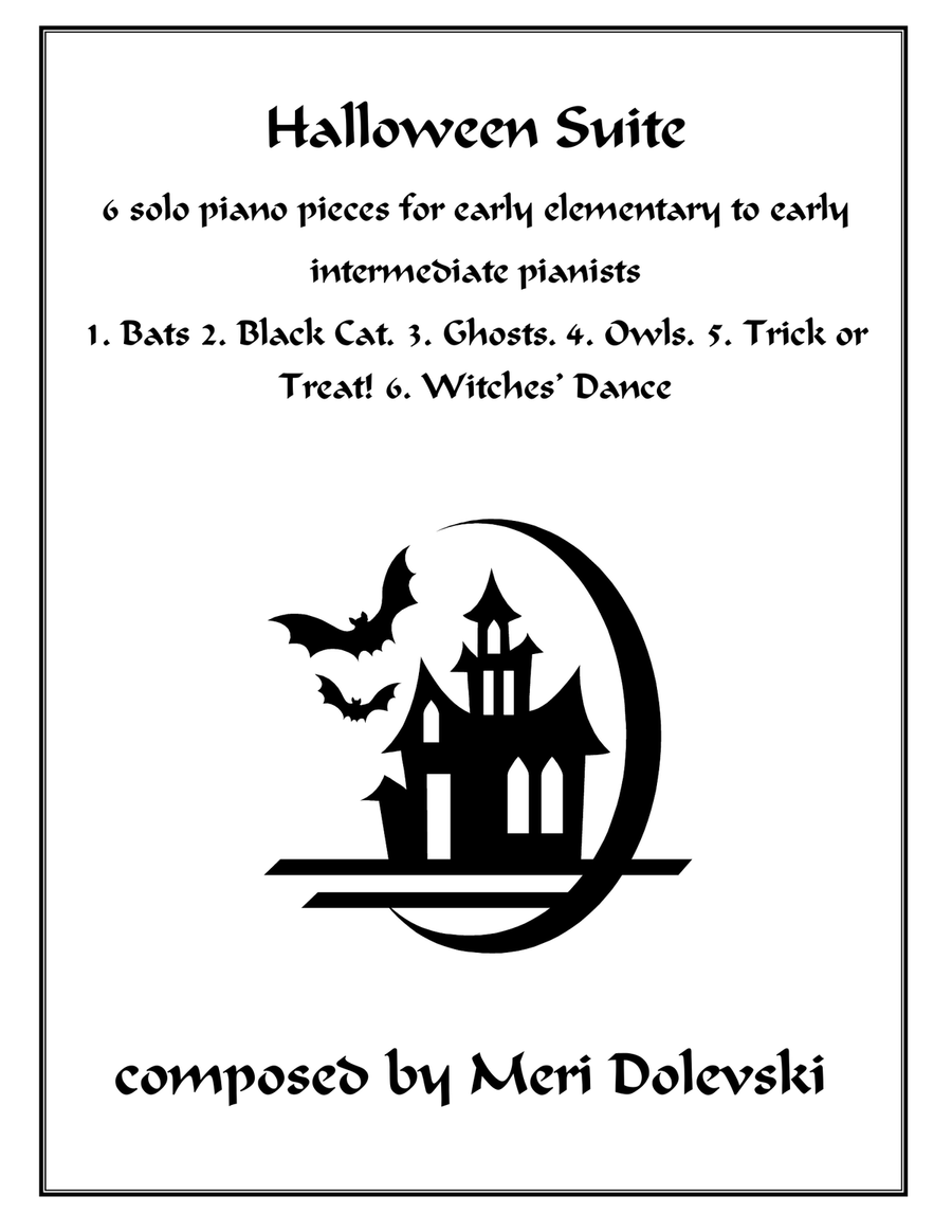 Halloween Suite Easy Piano scores gallery preview page 1