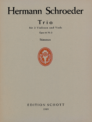 Book cover for Trio Op. 14/2 2 Vn/va Parts