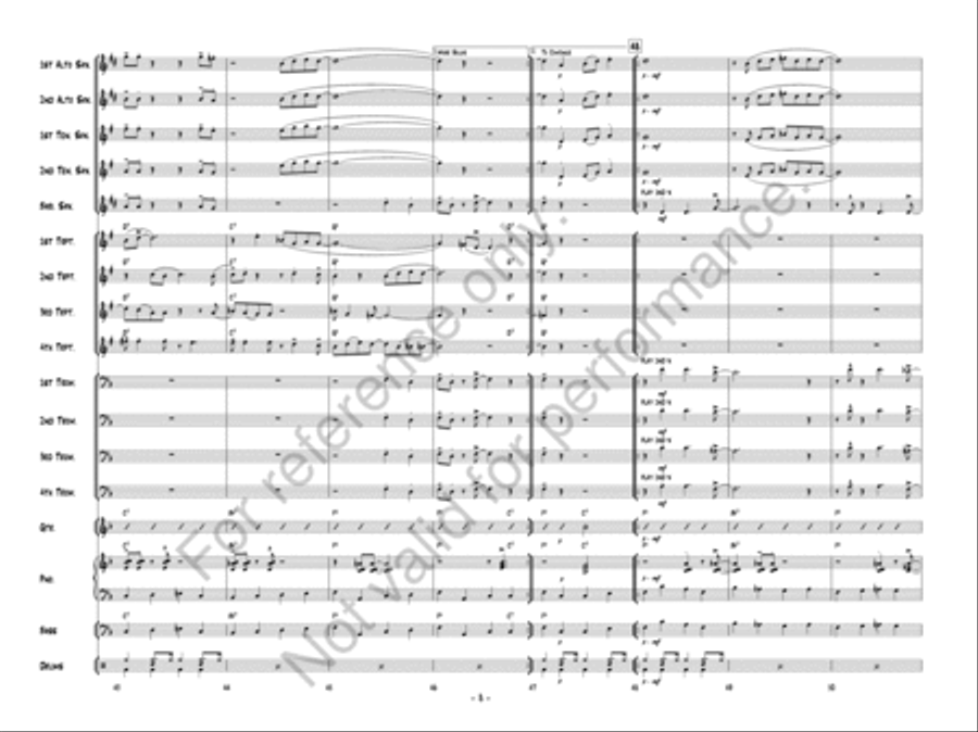 Free Range Trumpets Jazz Ensemble scores gallery preview page 7