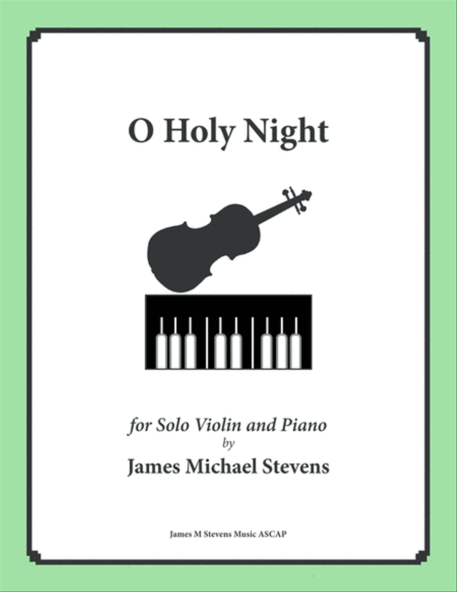 O Holy Night - Solo Violin Violin Solo scores gallery preview page 1