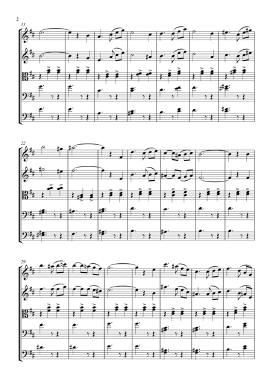 Valsa Simone Ribeiro Leite Cello scores gallery preview page 2