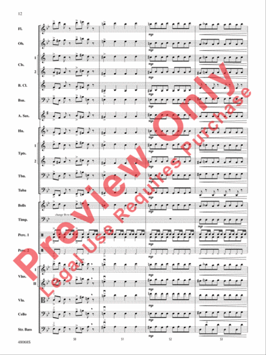 Themes from March Slav Full Orchestra scores gallery preview page 13