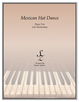 Mexican Hat Dance (1 piano, 6 hands trio)