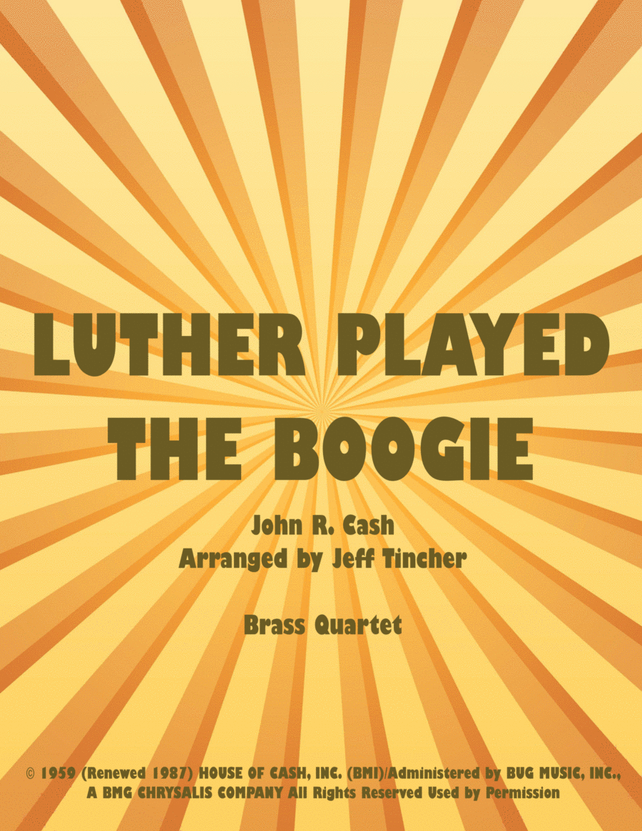 Luther Played The Boogie Woodwind Quintet scores gallery preview page 1