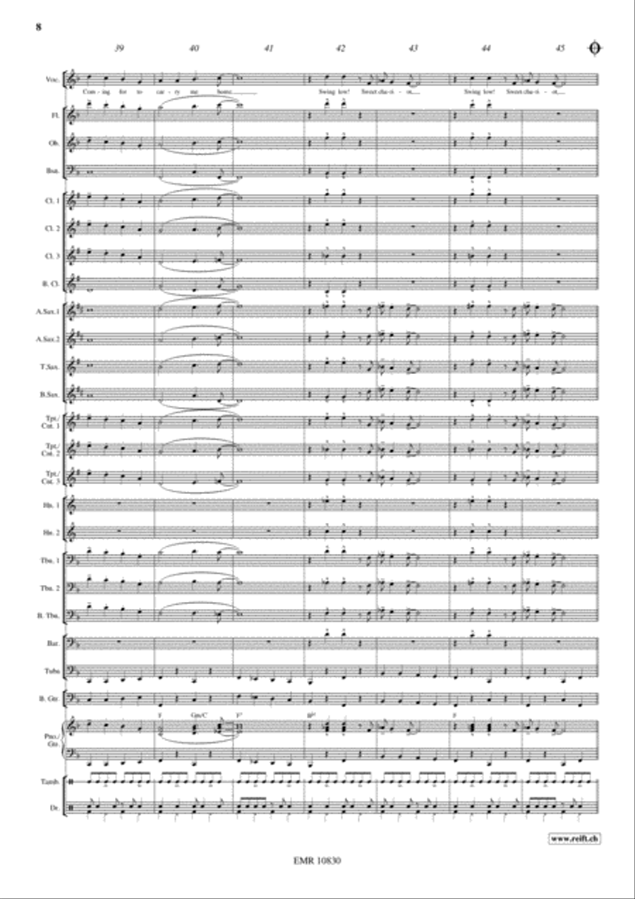 Swing Low Concert Band scores gallery preview page 8