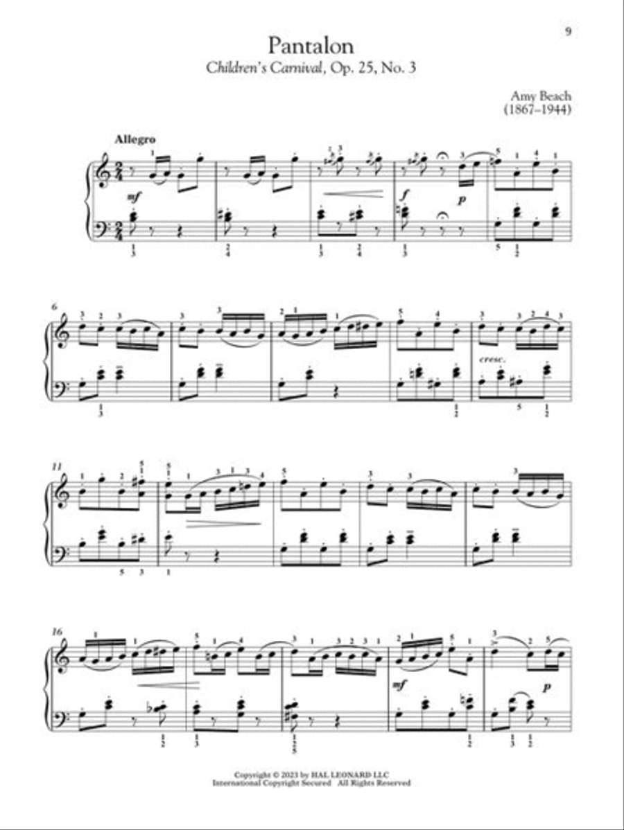 Piano Music by Women Composers, Book 1 Piano Solo scores gallery preview page 5