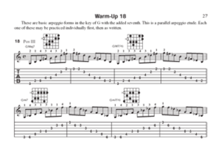 Jazz Warm-ups for Guitar image number null