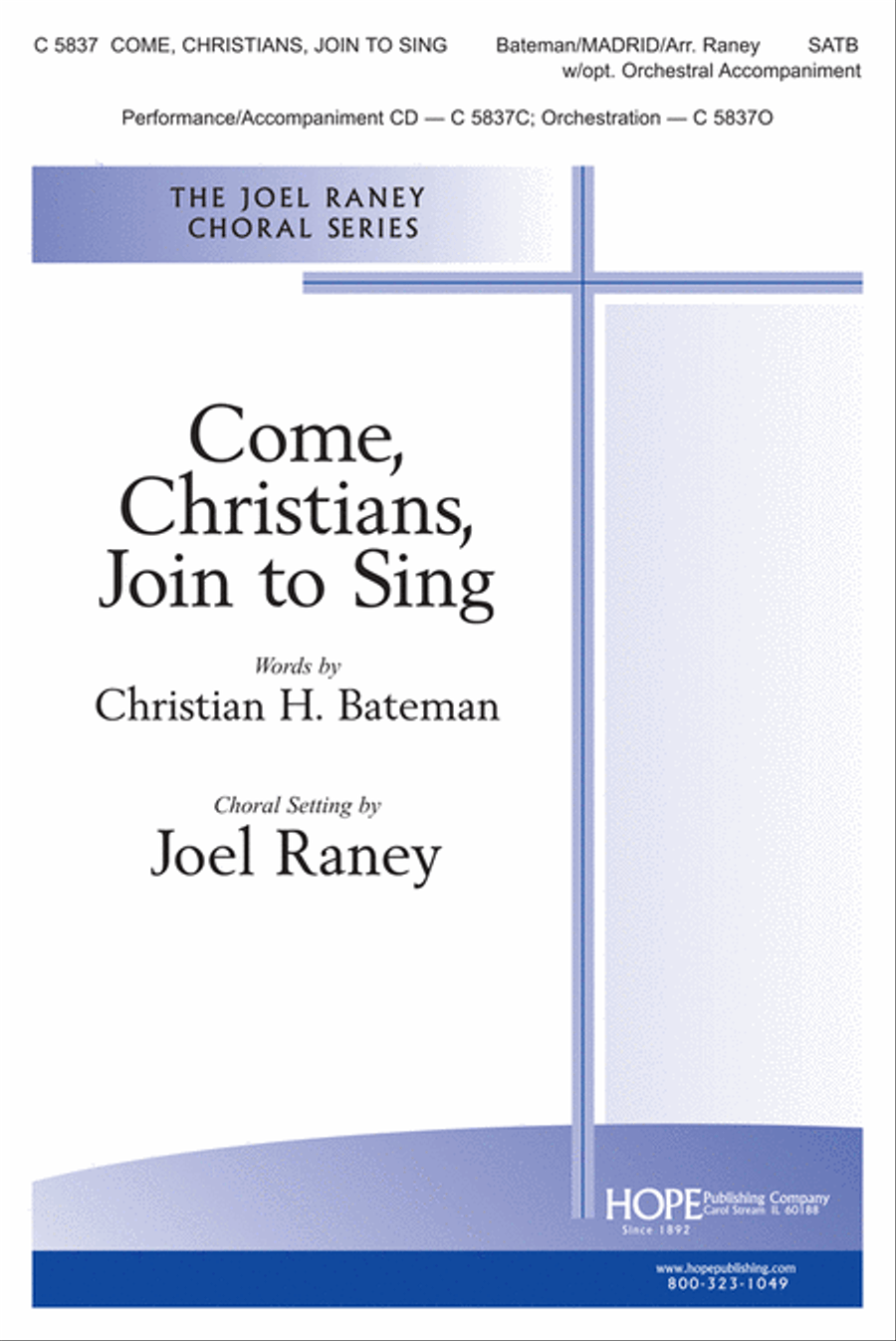 Come, Christians, Join to Sing 4-Part scores gallery preview page 1