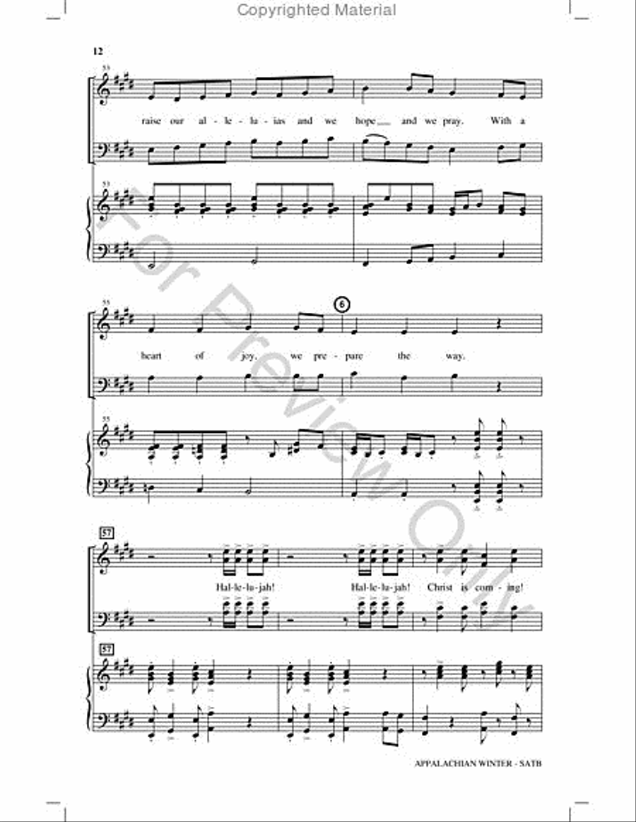 Appalachian Winter Choir scores gallery preview page 11