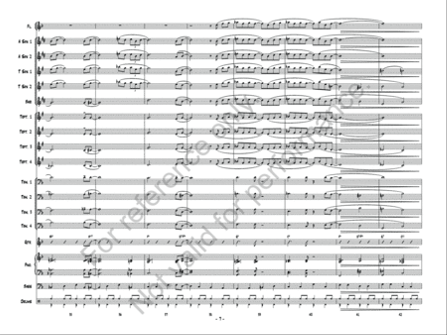 Blues March Jazz Ensemble scores gallery preview page 8