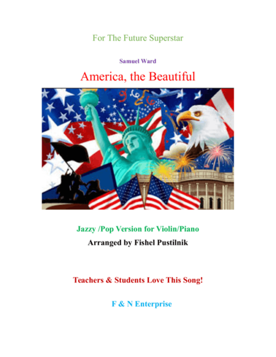 America, The Beautiful Small Ensemble scores gallery preview page 1