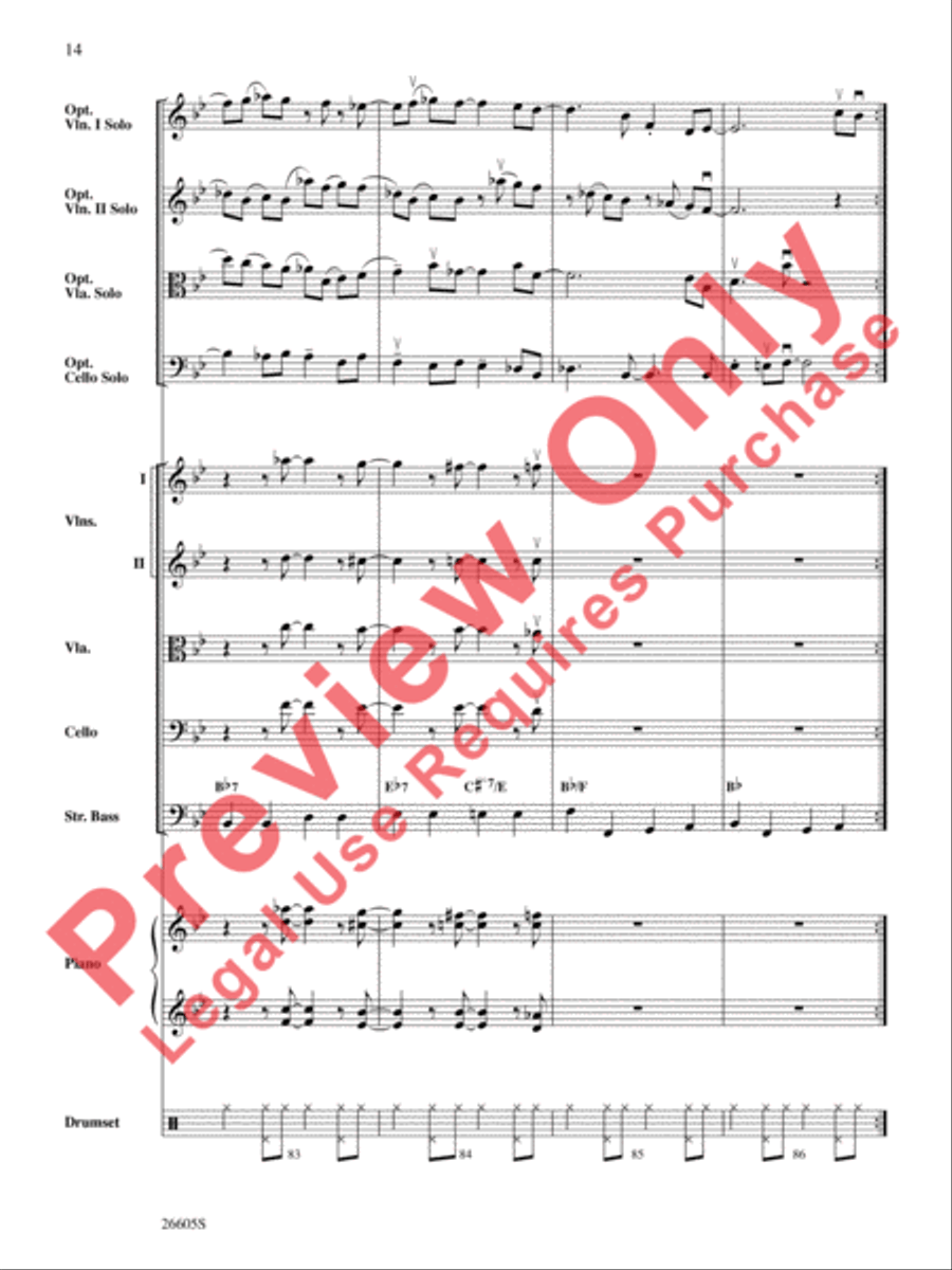 I Got Rhythm String Orchestra scores gallery preview page 15