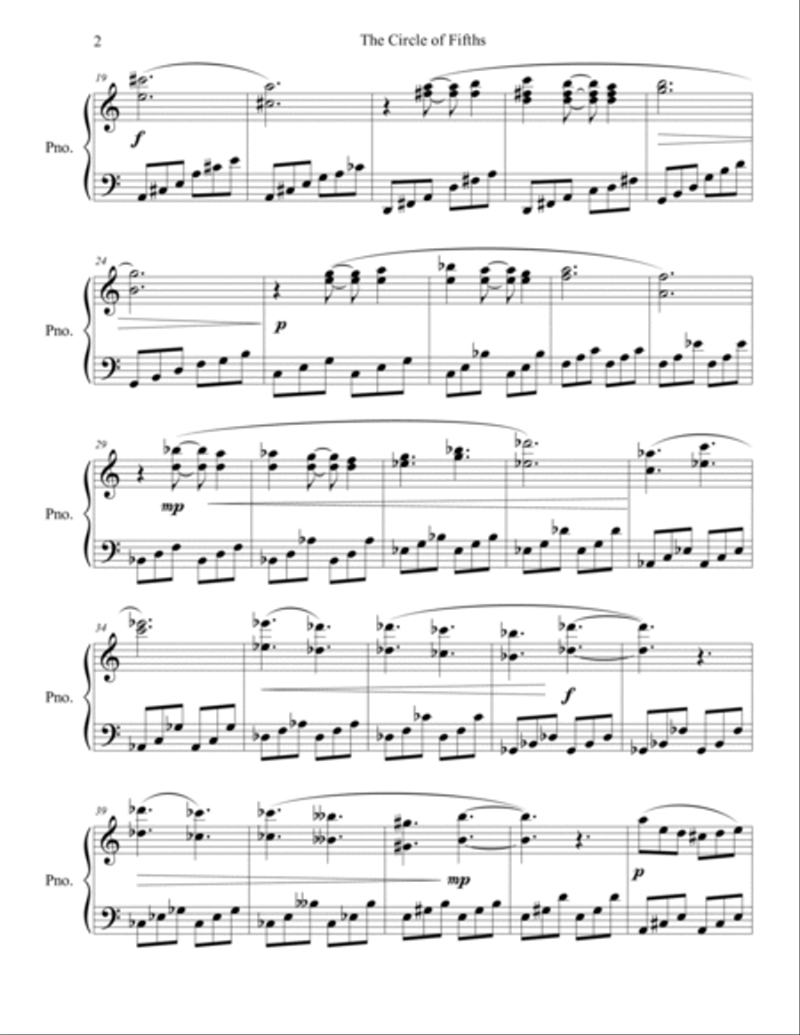The Circle of Fifths Piano Method scores gallery preview page 2