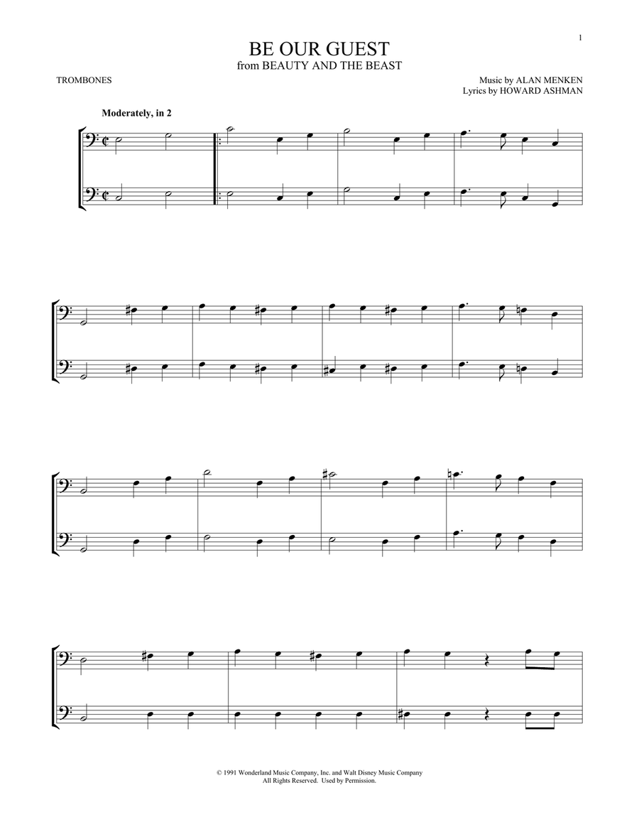 Be Our Guest (from Beauty And The Beast)