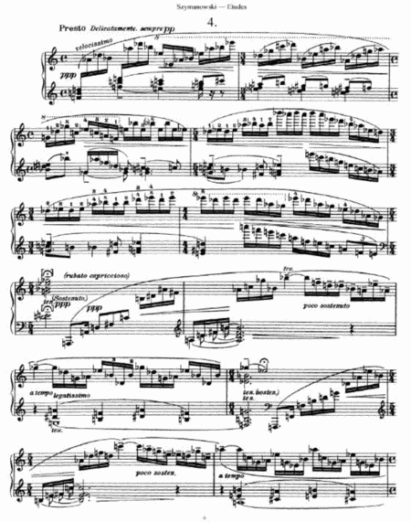 Karol Szymanowski - Etudes Op. 33