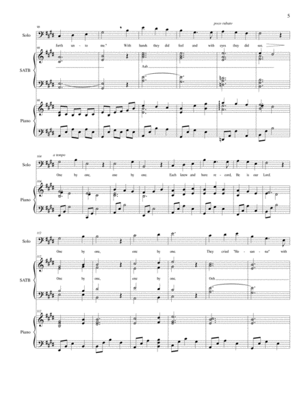 One by One - SATB (Paul Cardall, David A. Bednar) image number null