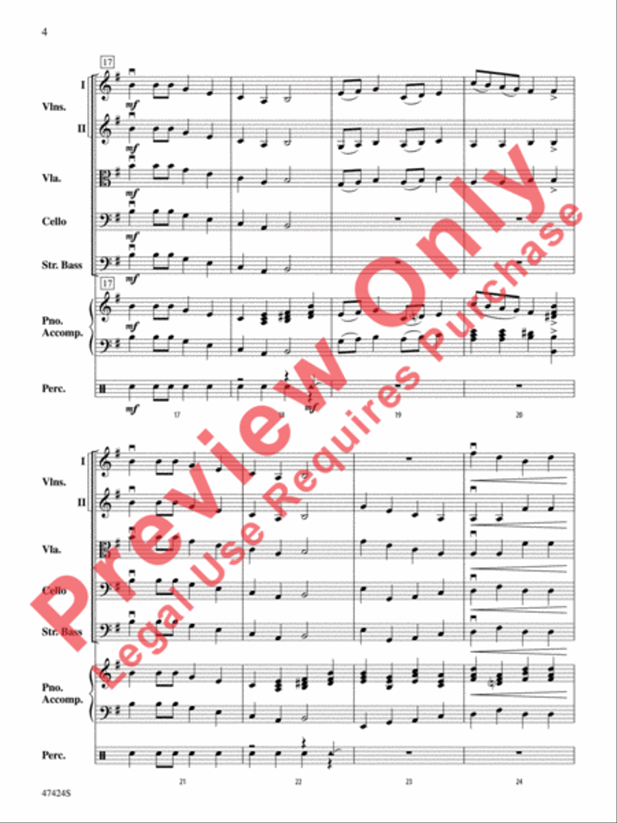 March from The Nutcracker String Orchestra scores gallery preview page 5