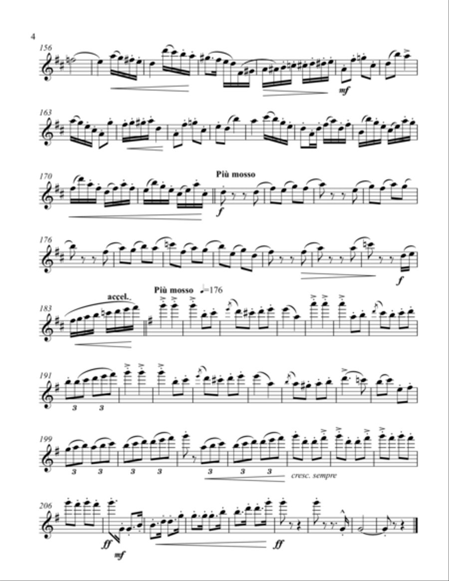 Andersen, Wives of Windsor for flute & piano Flute Solo scores gallery preview page 5