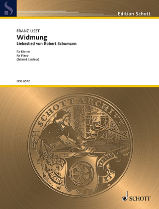 Book cover for Widmung