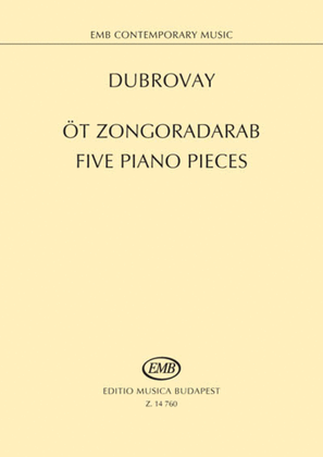 Book cover for Five Piano Pieces