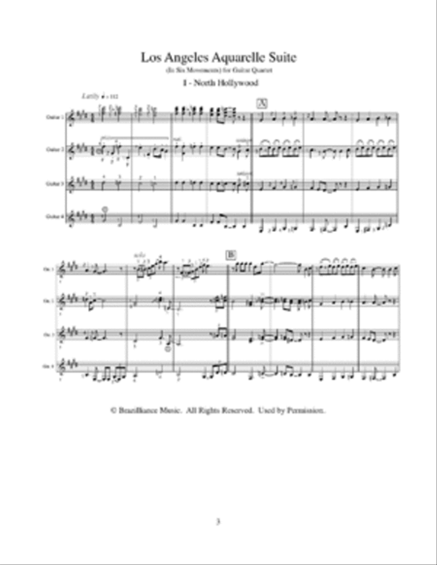 Laurindo Almeida Guitar Quartets Guitar Ensemble scores gallery preview page 2
