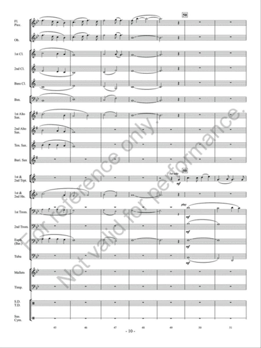 Auld Lang Syne Auld Lang Syne Concert Band scores gallery preview page 11