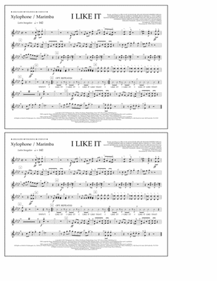 I Like It (arr. Tom Wallace) - Xylophone/Marimba