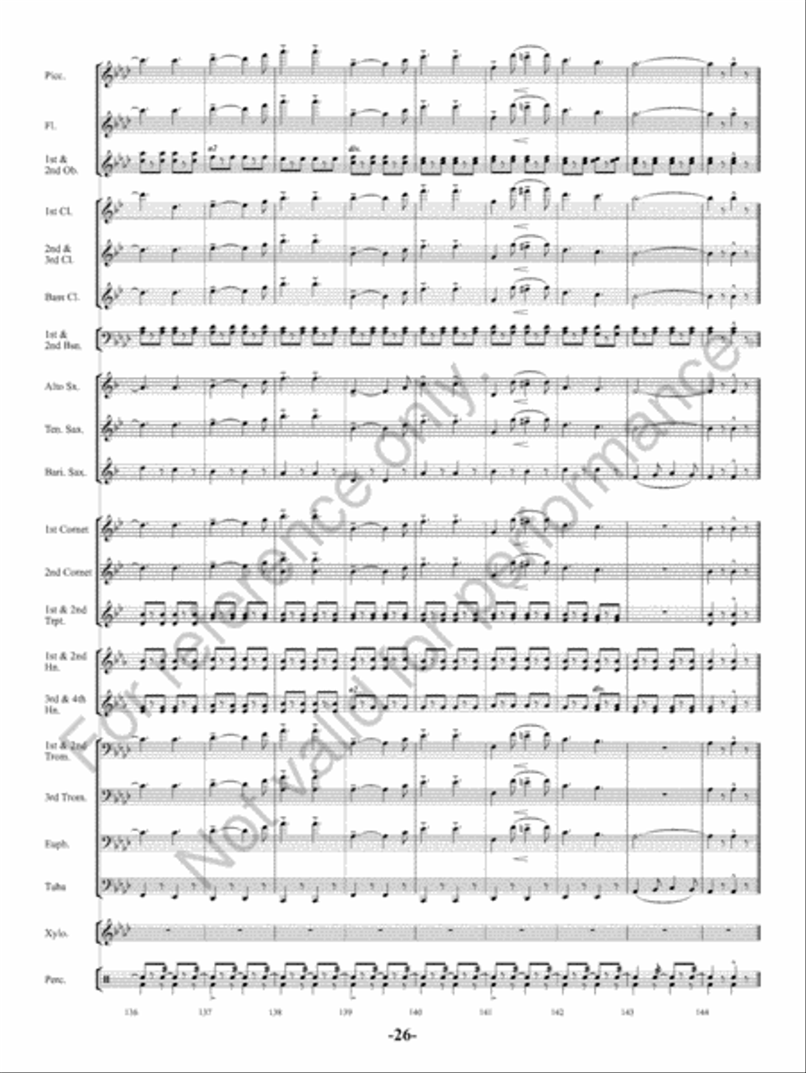 The Charlatan The Charlatan Concert Band scores gallery preview page 27