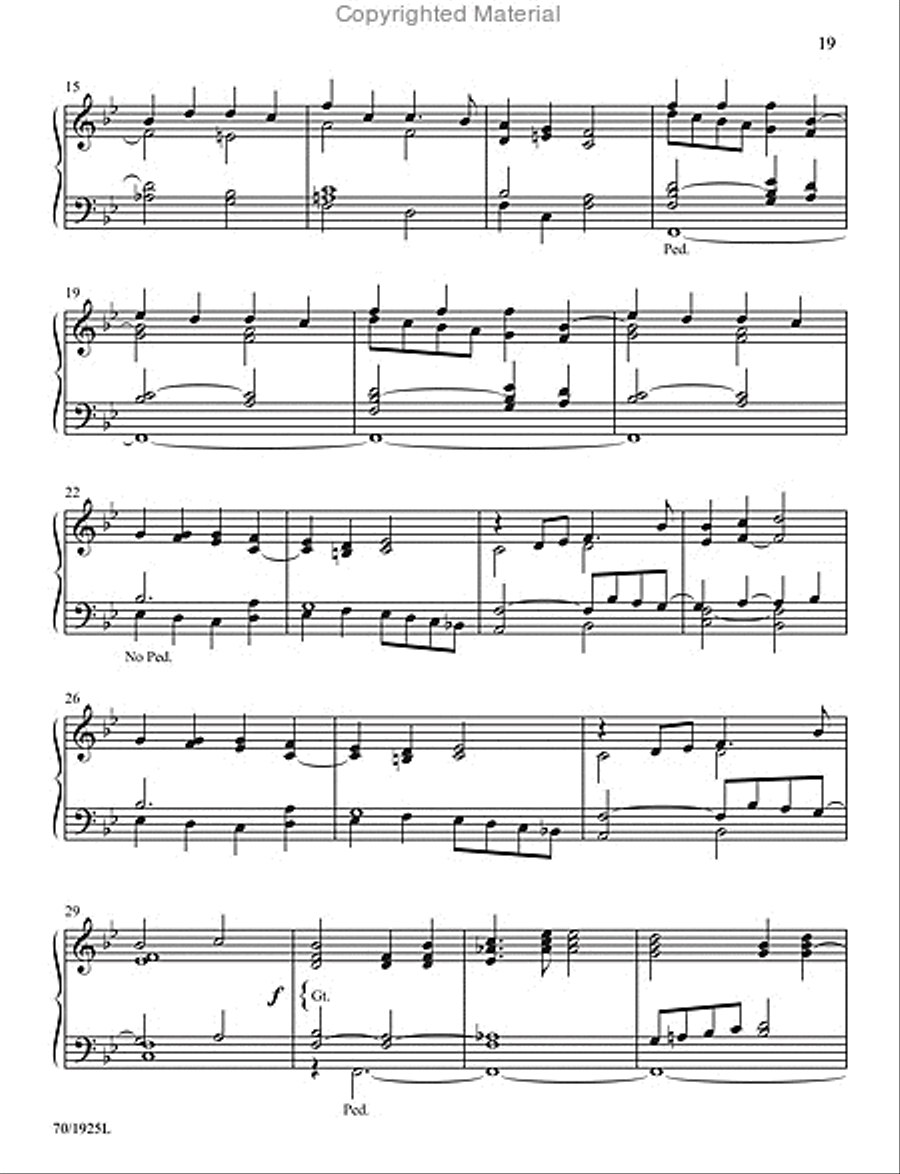 See Amid the Winter's Snow Organ Solo scores gallery preview page 12