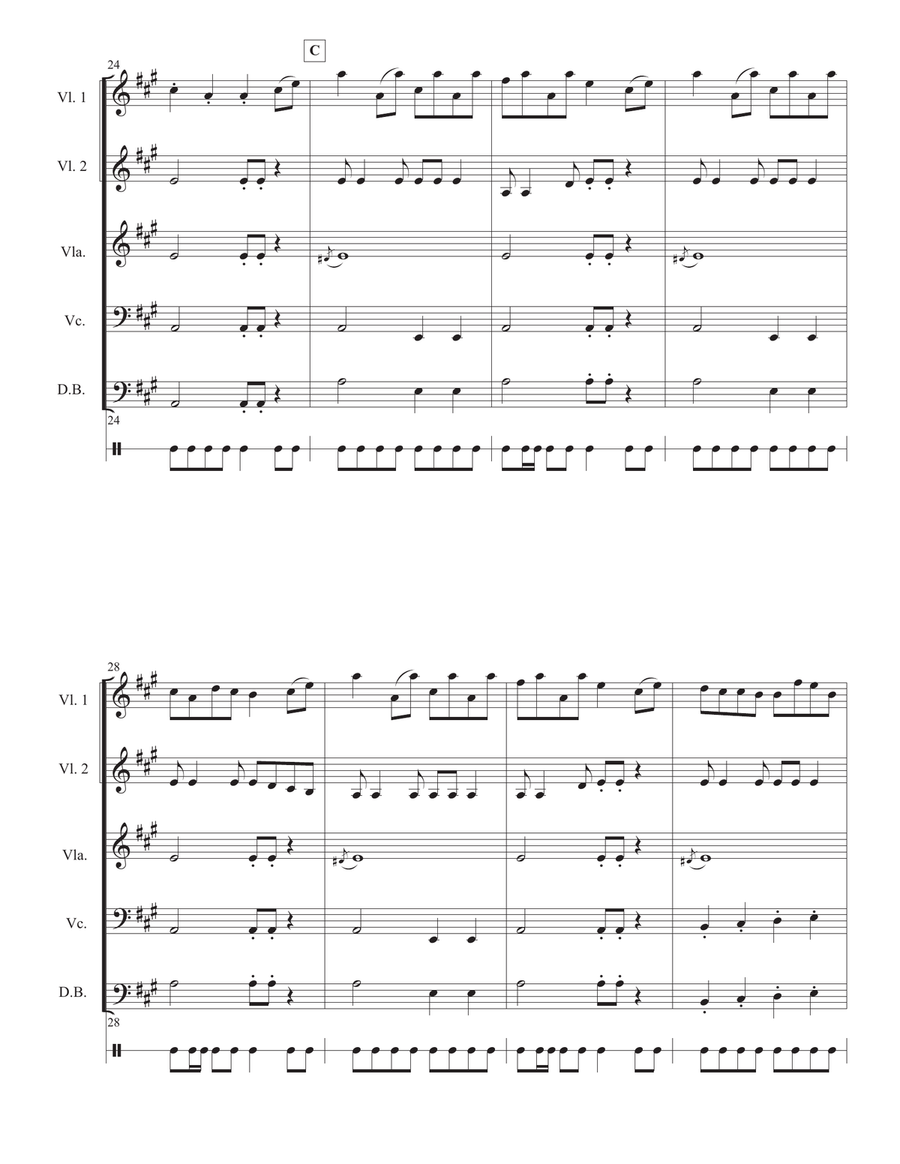 Itchy Fingers String Orchestra scores gallery preview page 5