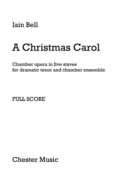 A Christmas Carol (Full Score)  Sheet Music