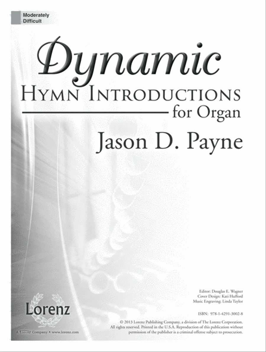 Dynamic Hymn Introductions for Organ (Digital Download) Organ scores gallery preview page 1