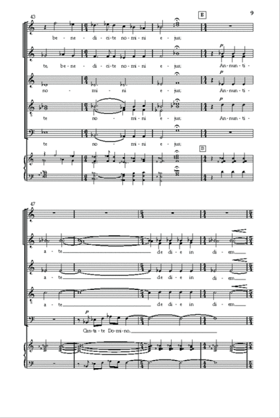 Canticum novum Divisi scores gallery preview page 8
