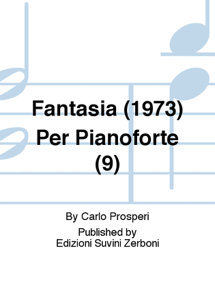 Book cover for Fantasia (1973) Per Pianoforte (9)