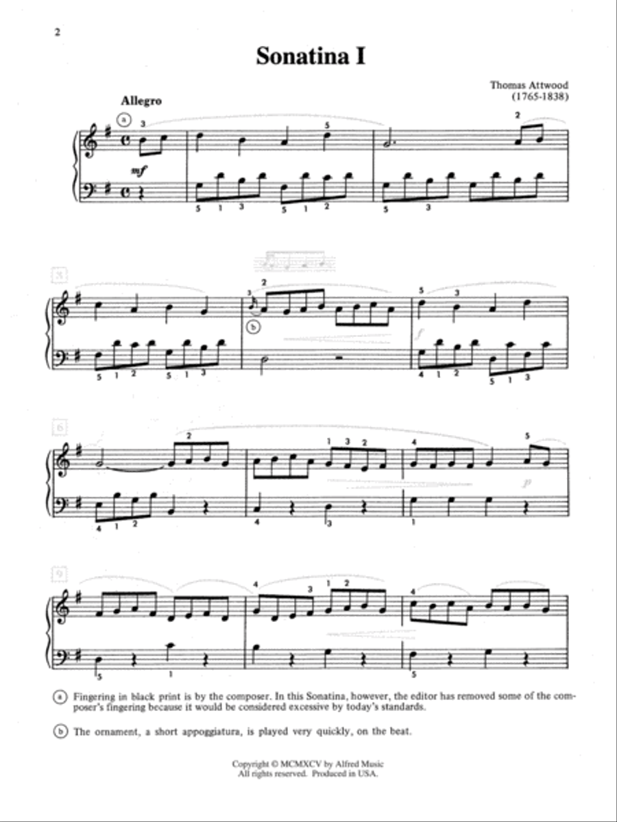 Attwood: Sonatina I Attwood: Sonatina I Small Ensemble scores gallery preview page 2