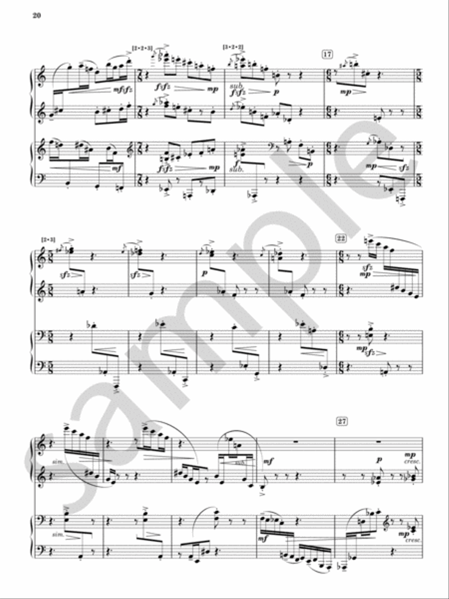 Suite Sixteenths Suite Sixteenths Chamber Music scores gallery preview page 10