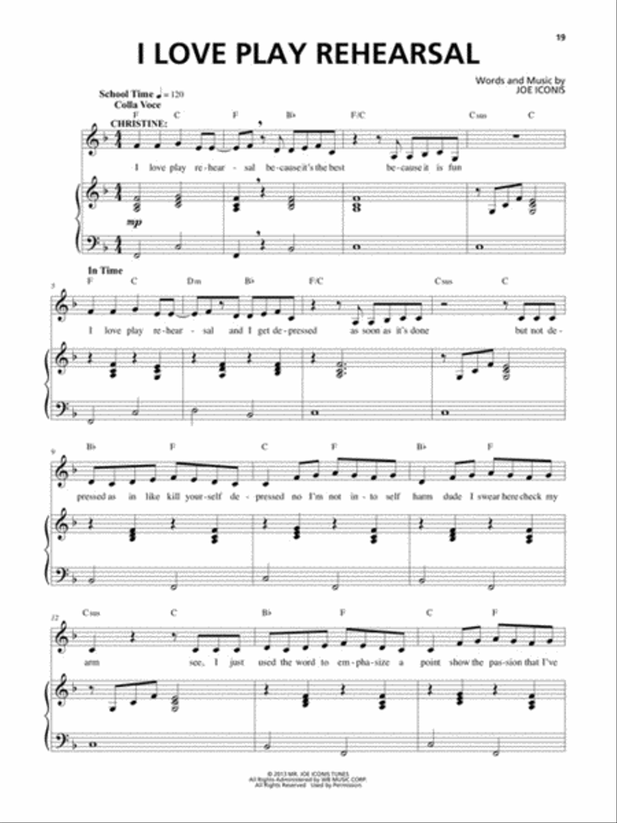 Be More Chill Piano, Vocal scores gallery preview page 4