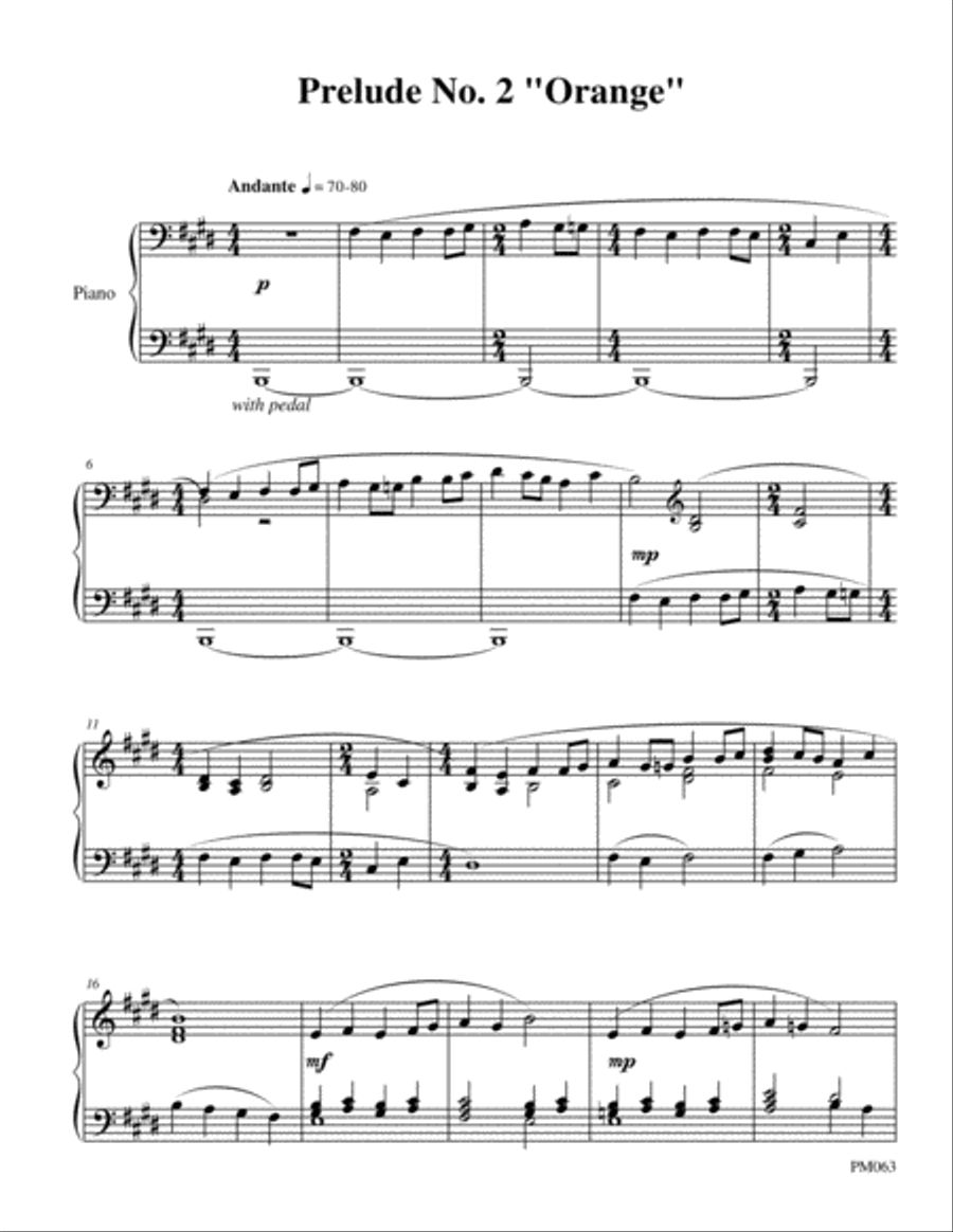 Spectrum (Seven Preludes) Piano Solo scores gallery preview page 4