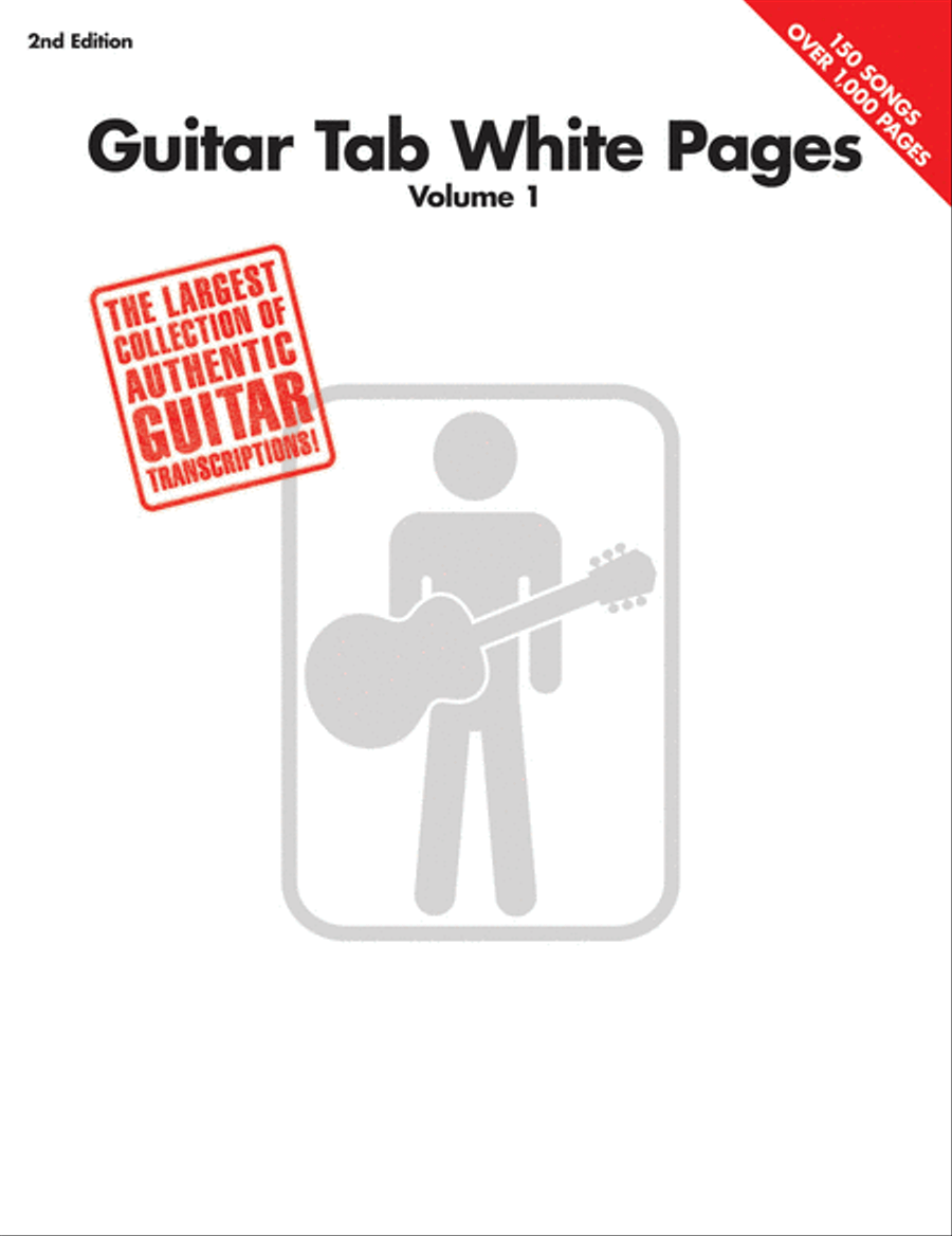 Guitar Tab White Pages – Volume 1 – 2nd Edition Electric Guitar scores gallery preview page 1
