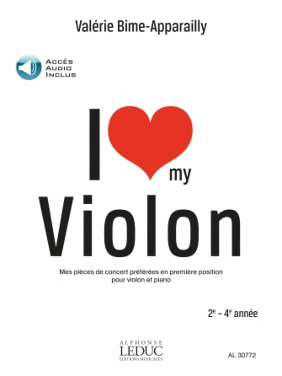 I Love My Violon Violin Solo scores gallery preview page 1