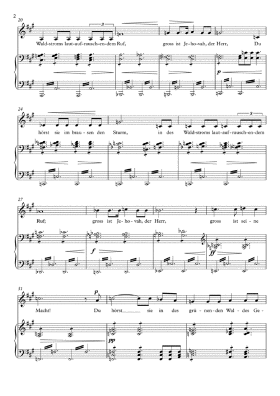 Die Allmacht (A Major) Die Allmacht (A Major) Voice scores gallery preview page 3