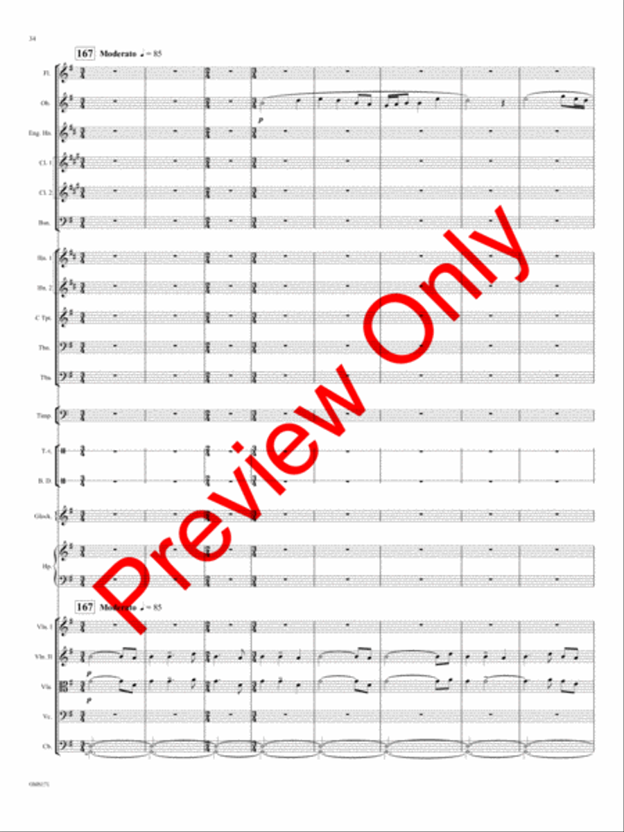 Anishinaabeg Rhapsody Orchestra scores gallery preview page 37