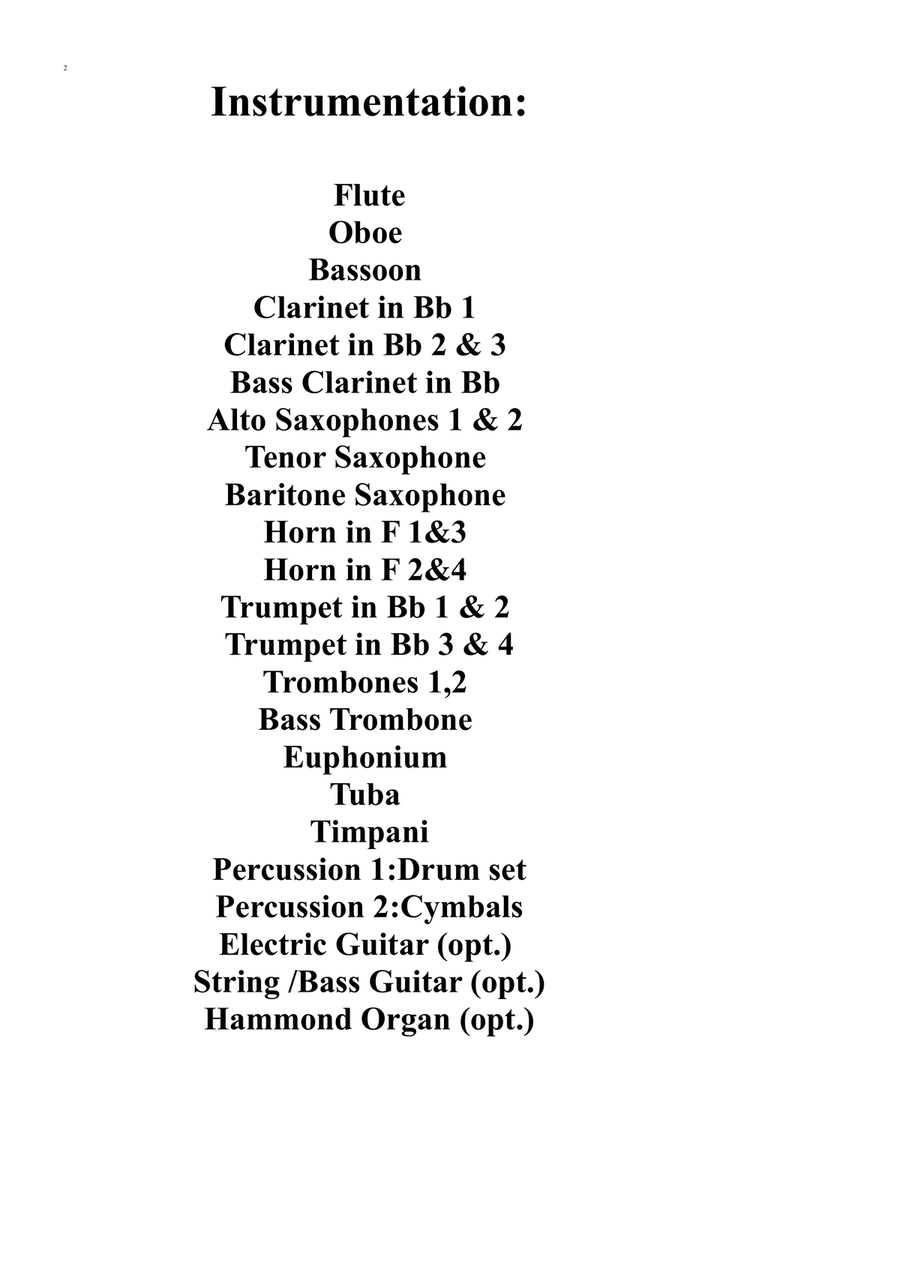 Smoke On The Water Concert Band scores gallery preview page 2