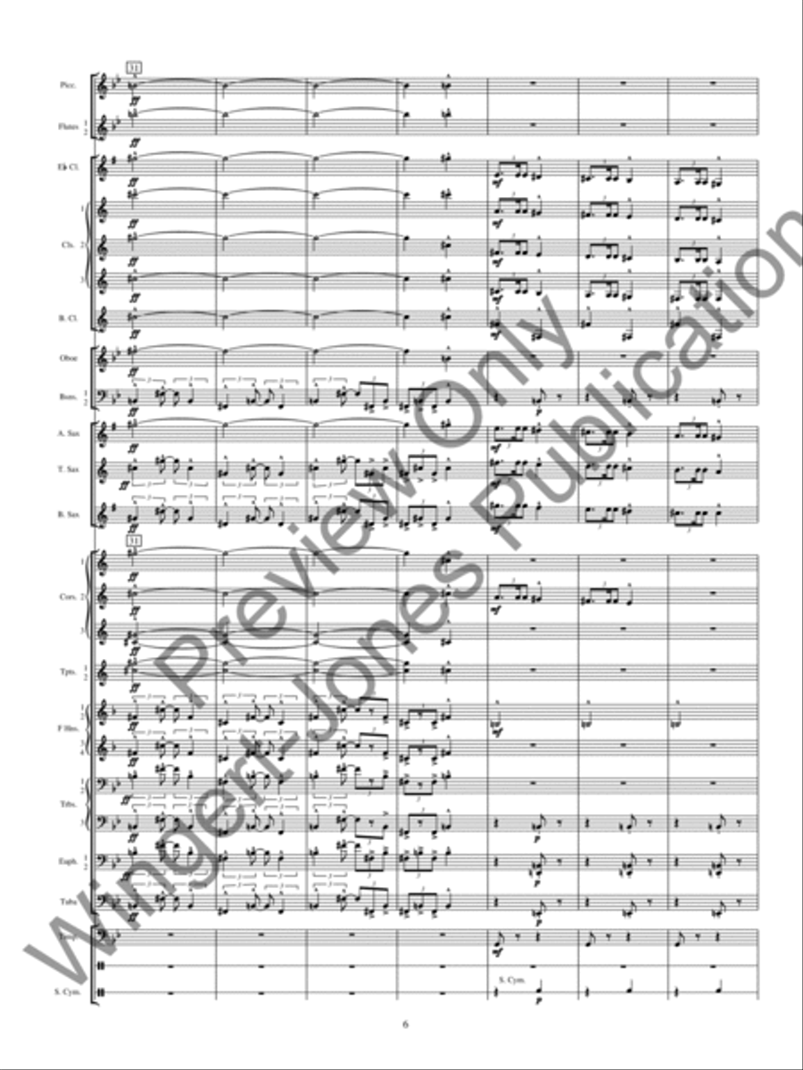La Tregenda Concert Band scores gallery preview page 9