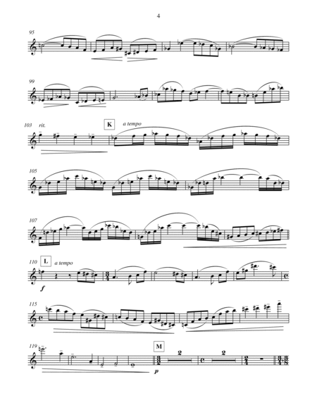 Reverie and Dance for flute and marimba-flute part image number null