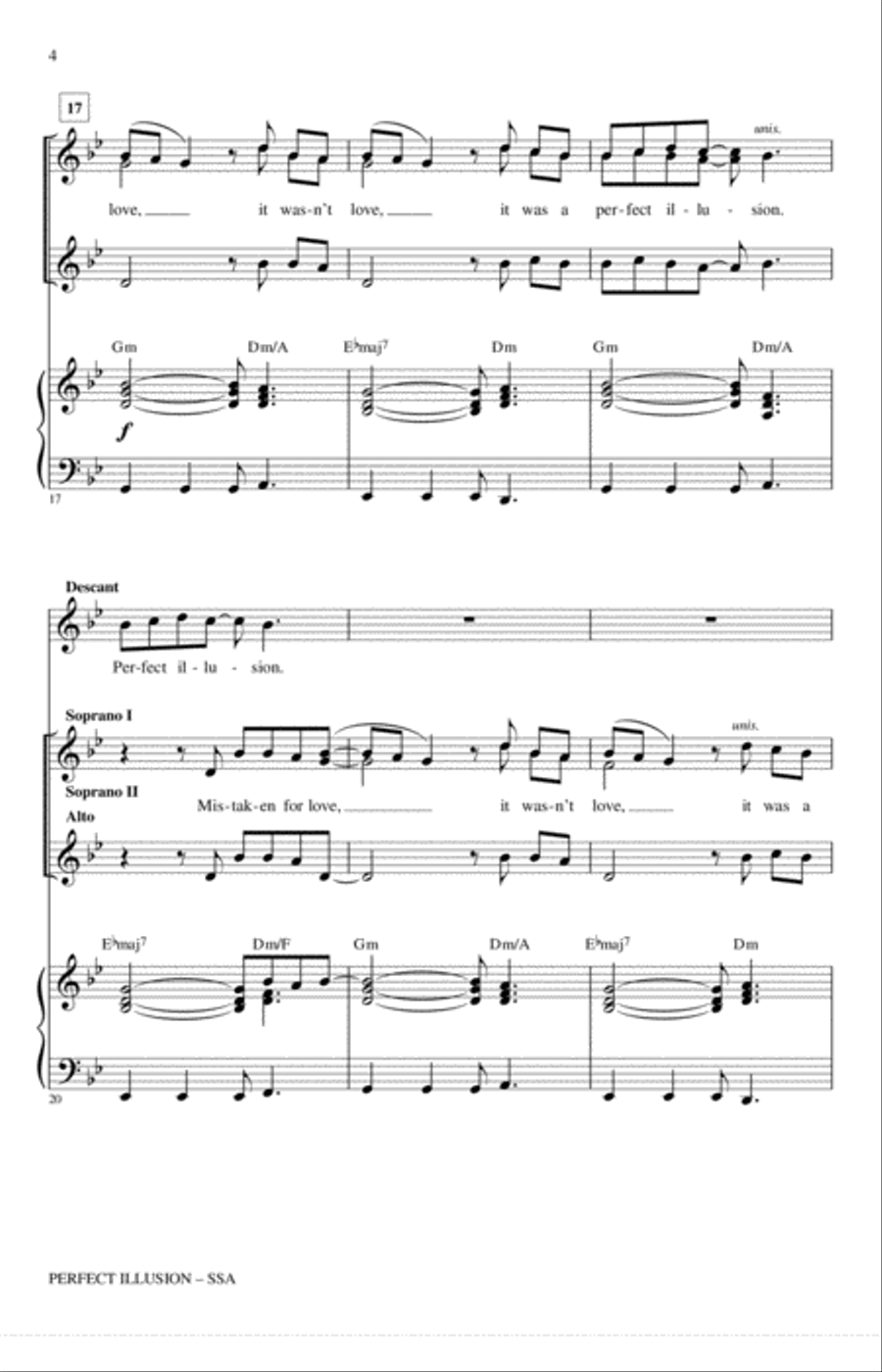 Perfect Illusion SSA scores gallery preview page 3